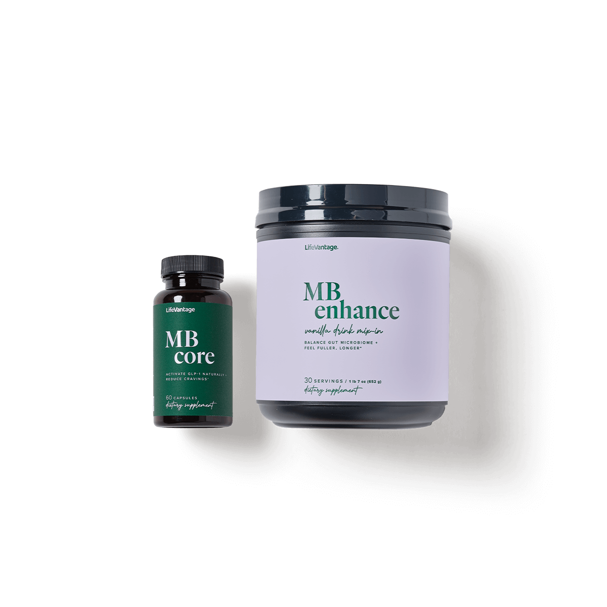 LifeVantage MindBody GLP-1 System — MB Core and MB Enhance